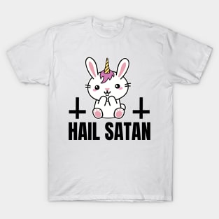 Devilish bunny Black Metal T-Shirt